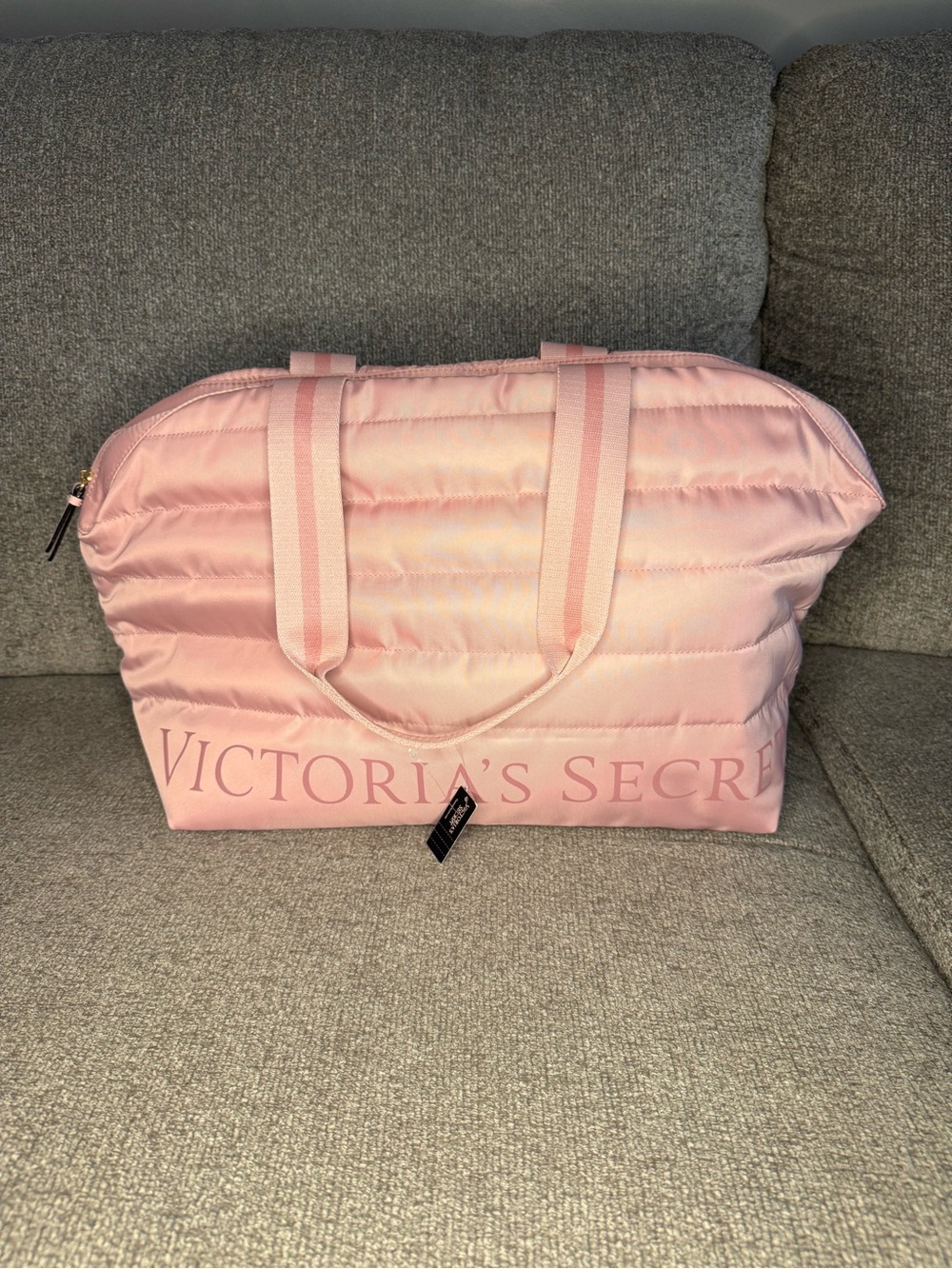 Victoria’s Secret Pink Quilted Duffle Bag